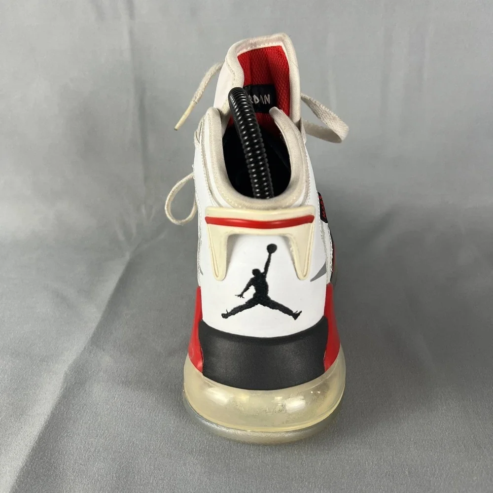 Nike Air Jordan Mid Mars 270 Sneakers Kids 6 White Fire Red Lace Up BQ6508-100
